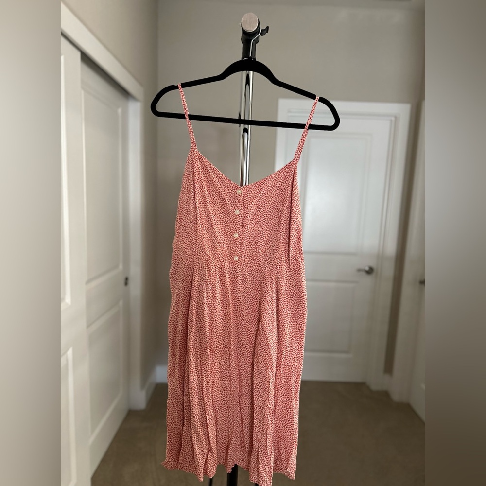 Women’s GAP Spaghetti Strap Button-Front Sundress… - image 1